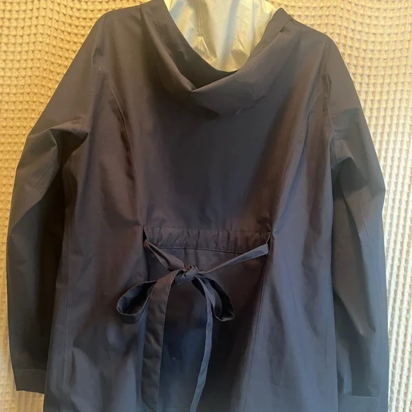 Merrell SelectDry Navy Blue Waterproof Rain Jacket Women’s L - Picture 2 of 6